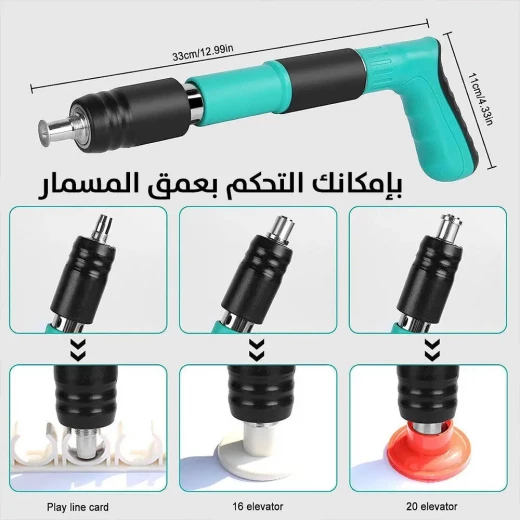 مسدس مسامير يدوي للأعمال الخشبية: تثبيت دقيق وتصميم مريح - Image 2