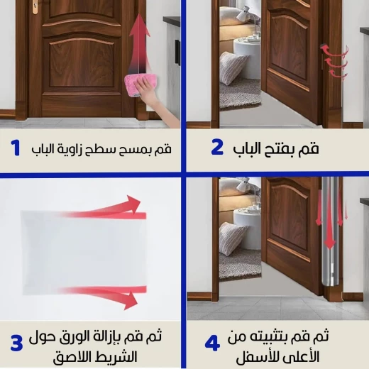 واقي باب الطفل: يحمي أصابع اليد الصغيرة ويمنع الإصابات