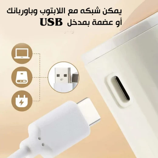 جهاز ناشر زيوت عطرية وجهاز تدليك قابل للشحن, للراحة والعلاج بالعطور - Image 7