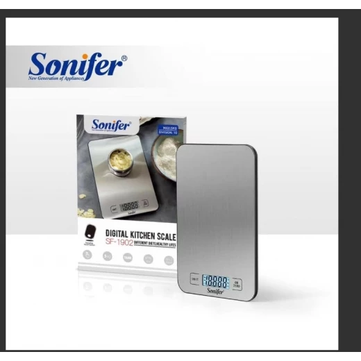 ميزان مطبخ رقمي Sonifer SF-1902 - قياس دقيق للطعام - سونيفير - Image 2