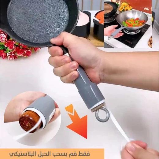 غطاء مقبض القدر المصنوع من السيليكون: قبضة مقاومة للحرارة لطهي آمن - Image 3