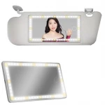مرآة سيارة تعمل باللمس LED: مرآة زينة مضيئة لسيارتك