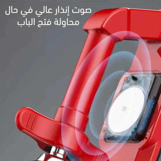 مانع باب مع إنذار, جهاز أمان محمول بصافرة إنذار قوية, لا يحتاج إلى تركيب، مثالي للمنزل والسفر والمكتب - Image 4