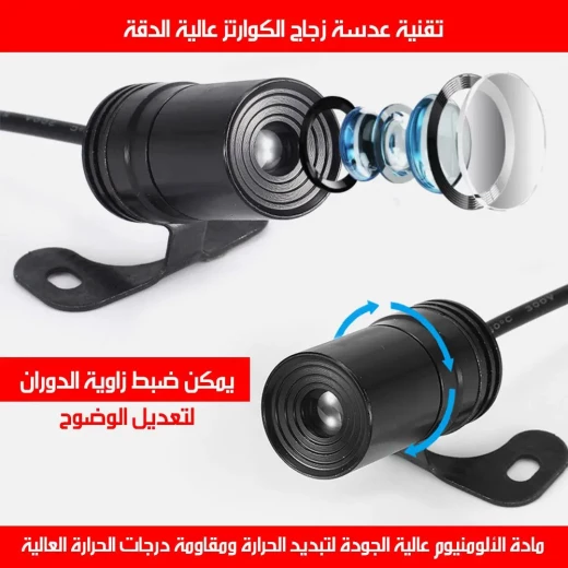 مصباح إسقاط جناح للدراجات النارية – ضوء LED بتصميم جناح أنيق لزيادة الرؤية والسلامة على الطريق - Image 5