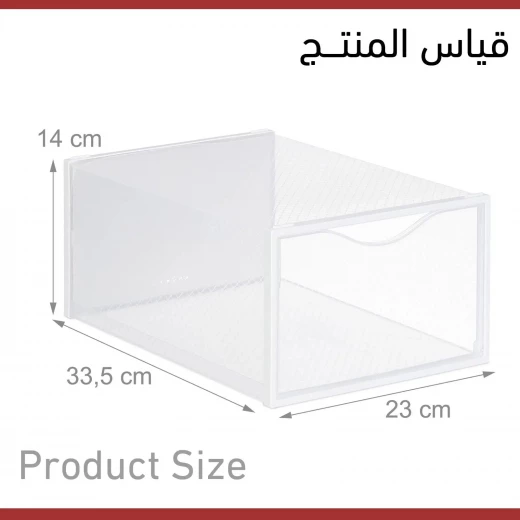 صندوق تخزين أحذية شفاف قابل للتكديس, من البلاستيك الشفاف لتنظيم الأحذية الرياضية والكعب والبوت، مقاوم للغبار ويوفر المساحة - Image 8
