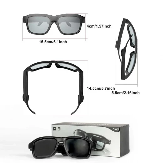 Smart Sunglasses with Wireless Headphones & UV Protection - Image 4