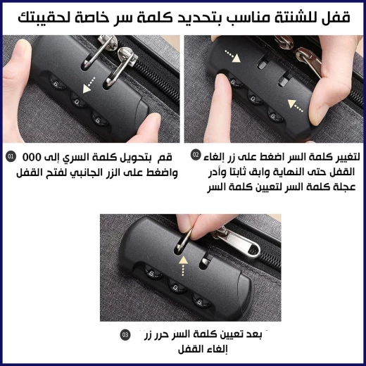 حقيبة تخزين مستندات متعددة الوظائف - تخزين آمن ومنظم - Image 5