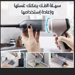 مكنسة سيارة لاسلكية, شفط ونفخ بقوة 9000 باسكال، بقدرة 120 واط، استخدام مزدوج لتنظيف السيارة بالكامل