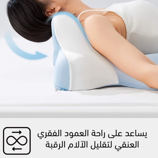 وسادة للنوم الجانبي, دعم قابل للتعديل لتخفيف آلام الرقبة والكتف، تصميم قابل للتنفس لنوم مريح وخالٍ من الألم - Image 3