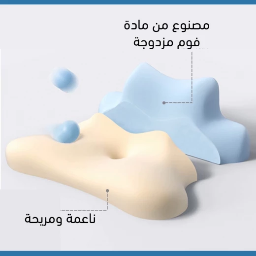 وسادة للنوم الجانبي, دعم قابل للتعديل لتخفيف آلام الرقبة والكتف، تصميم قابل للتنفس لنوم مريح وخالٍ من الألم - Image 6