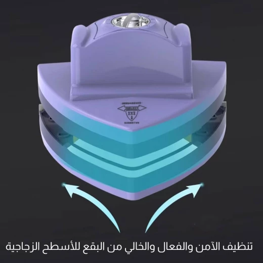 منظف نوافذ مغناطيسي مزدوج الجوانب وقابل للتعديل, أداة تنظيف زجاج فعالة وآمنة للنوافذ العالية، تنظيف بدون خطوط وبمغناطيس قوي - Image 6