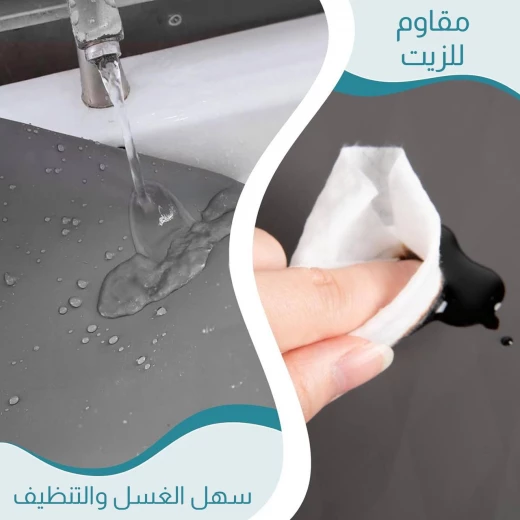 وسادة واقية علوية لغسالة الملابس من السيليكون - متينة ومقاومة للماء - Image 4