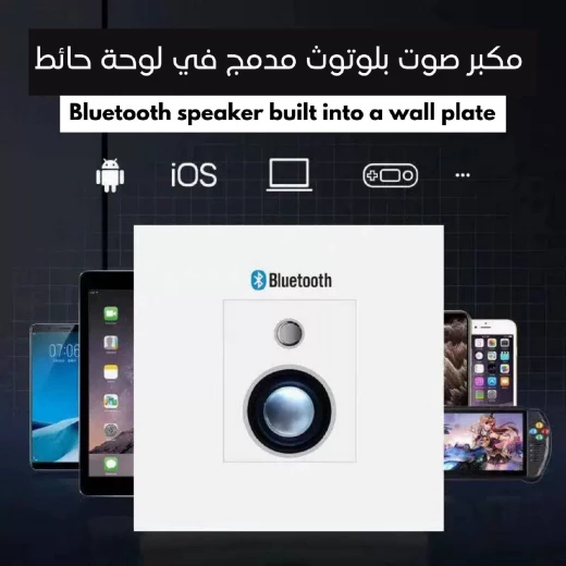 مكبر صوت بلوتوث مدمج في لوحة حائط - صوت لاسلكي للمنزل والمكتب - Image 2