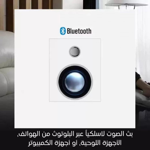 مكبر صوت بلوتوث مدمج في لوحة حائط - صوت لاسلكي للمنزل والمكتب - Image 5