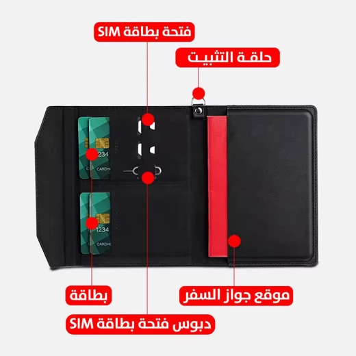 Multi-Functional Passport Card Holder - Secure Travel Organizer - Image 3