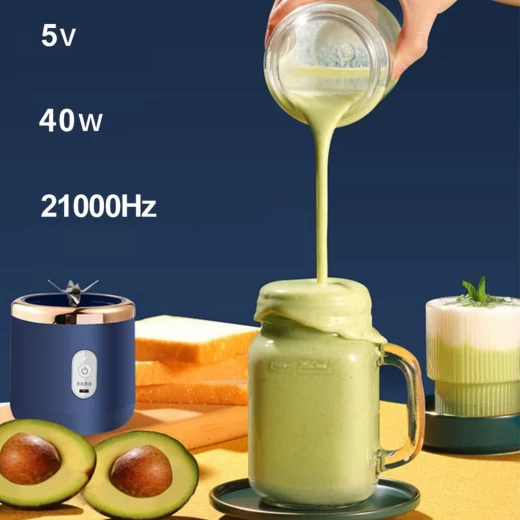 Mini Portable Speed Blender Cup - Rechargeable Smoothie Maker for On-the-Go Blending - Image 7