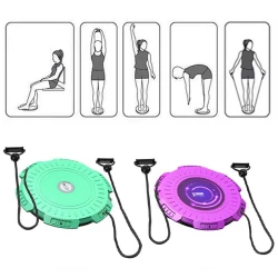 Sports Waist Twister Machine 3D Rotating Disc for Core Workout and Fitness