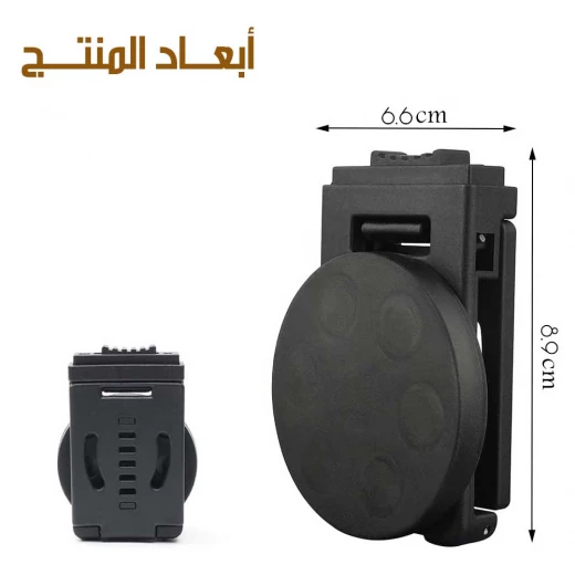 حزام أدوات متعدد الاستخدامات للفنيين LOCKINGMAGNI CLIP مشبك مغناطيسي أسود - Image 8