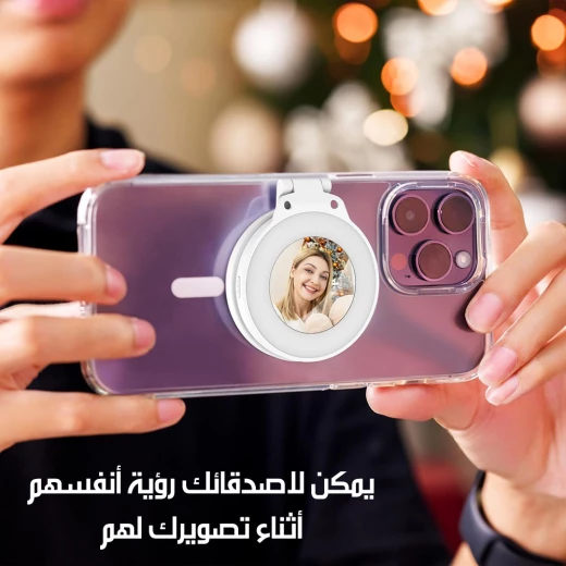 إضاءة سيلفي LED مغناطيسية من أنو للموبايل: إضاءة احترافية للصور والفيديوهات، سطوع قابل للتعديل وتركيب سهل - أَنو - Image 8