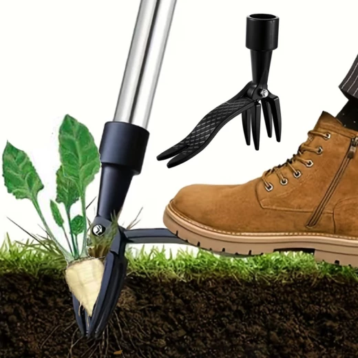 Ergonomic Weed Removal Tool with Long Handle: Stand Up Weeder for Garden and Lawn Care, Eliminates Back Strain, Removes Weeds at the Root, Durable Design for All Ages, 2024 Model - Image 2