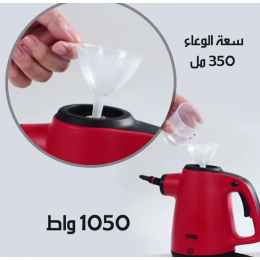 Handheld Steam Cleaner Professional Multi Piece Kit KD2083 for Home and Auto Detailing, Includes Multiple Attachments for Various Surfaces and Easy Cleaning - Image 4