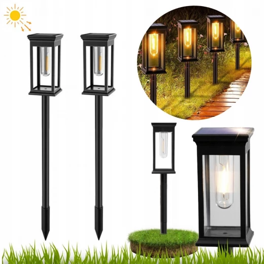 مصابيح SolarGlow الشمسية لحديقة المسار، إضاءة LED بيضاء دافئة، مجموعة من 6، مقاومة للعوامل الجوية، إضاءة خارجية، إضاءة أوتوماتيكية من الغسق إلى الفجر للممرات والمسارات 178 حرفًا مصابيح SolarGlow الشمسية لحديقة المسار، إضاءة LED بيضاء دافئة، مجموعة من 6، مقاومة للعوامل الجوية، إضاءة خارجية، إضاءة أوتوماتيكية من الغسق إلى الفجر للممرات والمسارات 178 حرفًا