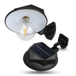 Solar Powered Outdoor Wall Light Weatherproof LED for Garden and Patio