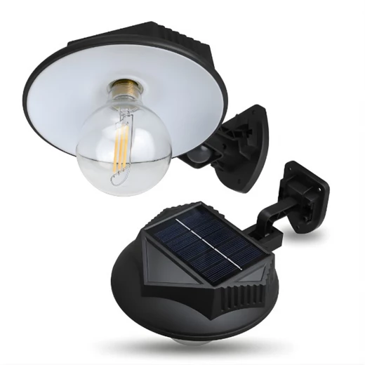 مصباح حائطي خارجي يعمل بالطاقة الشمسية مقاوم للعوامل الجوية بتقنية LED للحديقة والفناء - Image 2