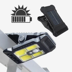 مصباح LED يعمل بالطاقة الشمسية مزود بمستشعر حركة، إضاءة خارجية مقاومة للعوامل الجوية لأمن المنزل، سهل التركيب