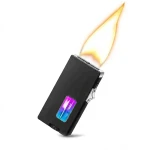 ولاعة غاز بوتان بالاهتزاز – ولاعة سوداء أنيقة وعملية للاستخدام اليومي - Lighter