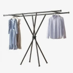 منشر ملابس قابل للطي – تصميم عملي وموفّر للمساحة وسهل الحمل والتخزين - Clothes hanger