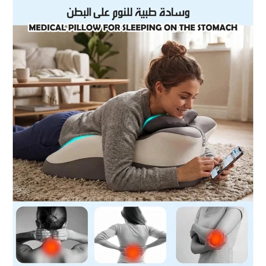 MetaShop Medical Pillow for Sleeping on the Stomach - Metashop - Image 2