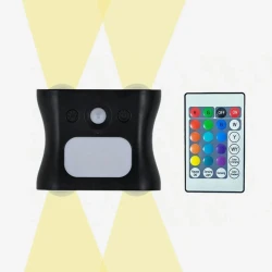 ميتا شوب إضاءة مستشعر الحركة قابلة لإعادة الشحن RGB