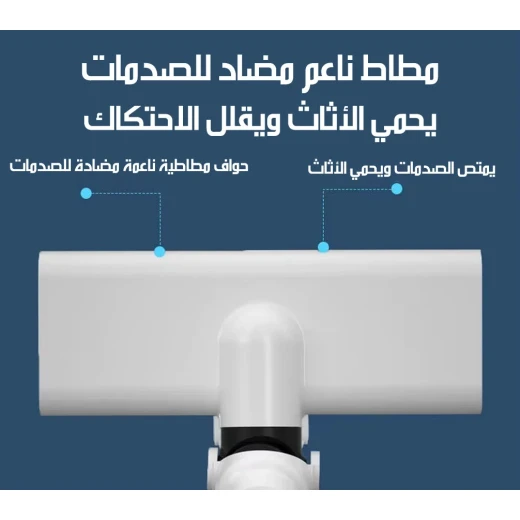 مكنسة كهربائية MetaShop 6634 قوة شفط عالية للتنظيف العميق تصميم خفيف الوزن وسهل التوجيه للمنزل والأرضيات المختلفة - ميتاشوب - Image 4