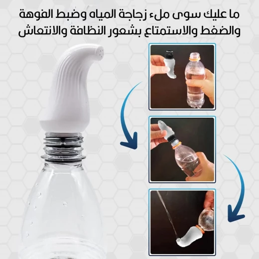 بيديه يدوي للسفر, زجاجة رش محمولة للنظافة الشخصية, قابلة لإعادة الاستخدام وسهلة الاستخدام للسفر والتخييم وفترة ما بعد الولادة - Image 8