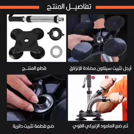 جهاز باور تويستر لتدريب الذراعين، ومقوي للساعد واليد مع مقاومة، أداة تمرين مدمجة وقابلة للحمل لجميع مستويات اللياقة البدنية - Image 4