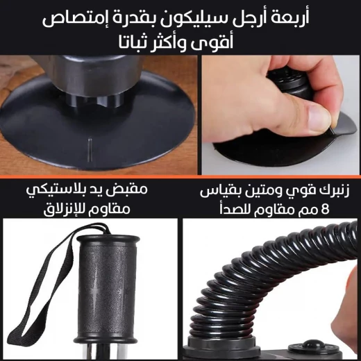جهاز باور تويستر لتدريب الذراعين، ومقوي للساعد واليد مع مقاومة، أداة تمرين مدمجة وقابلة للحمل لجميع مستويات اللياقة البدنية - Image 5