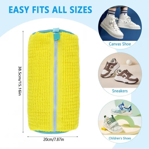 Shoe Washing Bag, Protective Laundry Bag for Sneakers & Running Shoes, Durable & Breathable with Zipper - Image 3