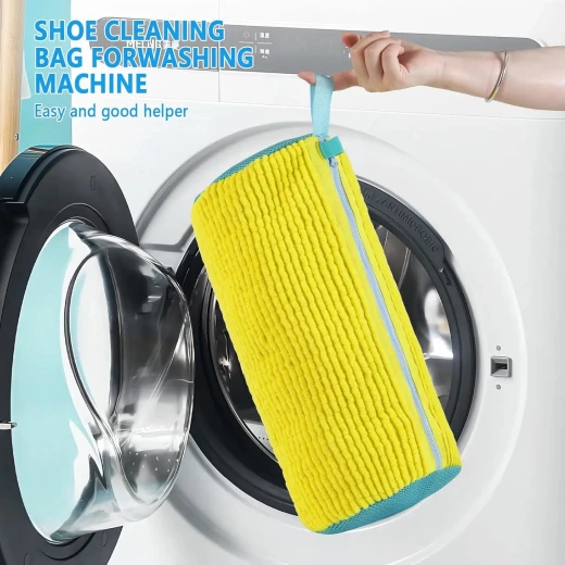 Shoe Washing Bag, Protective Laundry Bag for Sneakers & Running Shoes, Durable & Breathable with Zipper - Image 5
