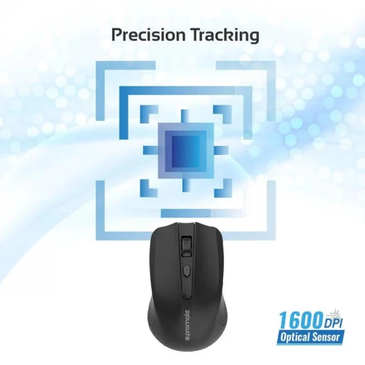 فأرة بروميت Clix-8 اللاسلكية المريحة - 2.4 جيجاهرتز، مستشعر بصري - برو مات - Image 7