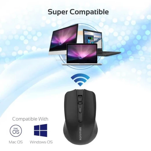 فأرة بروميت Clix-8 اللاسلكية المريحة - 2.4 جيجاهرتز، مستشعر بصري - برو مات - Image 9