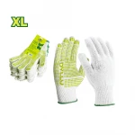 قفازات صوف محبوكة XL من DYLLU مع نقاط PVC - واقية ومتينة - ديلو