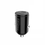 شاحن سيارة Promate Bullet-PD40 بقوة 40 واط بمنفذي USB-C - برو مات