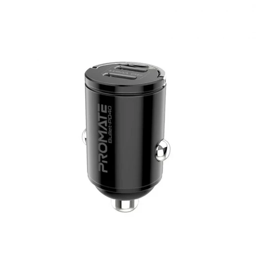 شاحن سيارة Promate Bullet-PD40 بقوة 40 واط بمنفذي USB-C - برو مات - Image 2