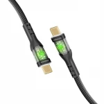 كابل ترانس لاين-سي سي USB-C بقوة 60 واط - شحن فائق السرعة، أسود من بروميت - برو مات