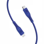 كابل Promate 20W USB-C إلى Lightning - أزرق - شحن سريع ومتين - برو مات