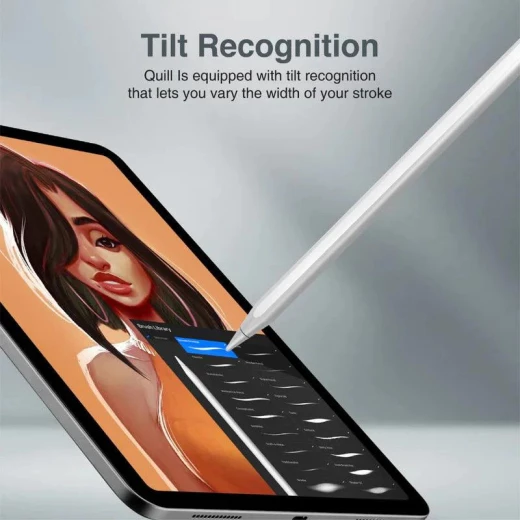 قلم Promate Quill اللاسلكي لجهاز iPad: دقة عالية واتصال مغناطيسي - برو مات - Image 4