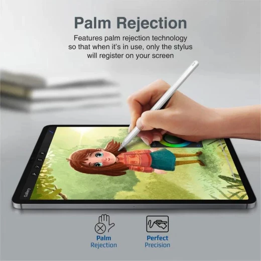 قلم Promate Quill اللاسلكي لجهاز iPad: دقة عالية واتصال مغناطيسي - برو مات - Image 5