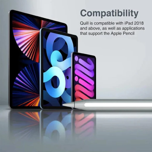 قلم Promate Quill اللاسلكي لجهاز iPad: دقة عالية واتصال مغناطيسي - برو مات - Image 7