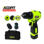 طقم مثقاب لاسلكي X-Cort 16 فولت: محرك بدون فرش، سرعتان، ظرف 10 مم - إكس كورت